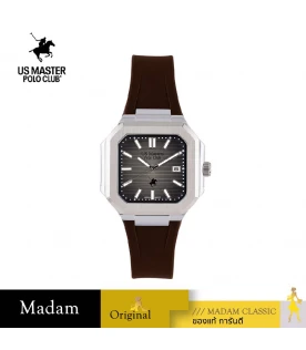 นาฬิกาข้อมือ US MASTERS POLO CLUB USM-EB02-BR-LGY TIMES SQUARE CLASSIC DATE 45 MM,BROWN / LIGHT GREY