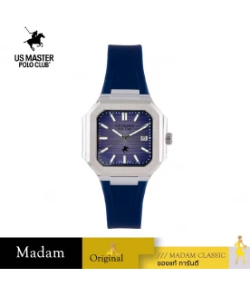 นาฬิกาข้อมือ US MASTERS POLO CLUB USM-EB02-BU-LBU TIMES SQUARE CLASSIC DATE 45 MM,BLUE / LIGHT BLUE