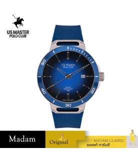 นาฬิกาข้อมือ US MASTERS POLO CLUB USM-EB03-BUB-BBU MODERN DATE 43 MM,BLUE / BLUE