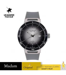 นาฬิกาข้อมือ US MASTERS POLO CLUB USM-EB03-GYB-BWE MODERN DATE 43 MM,GREY / BLACK