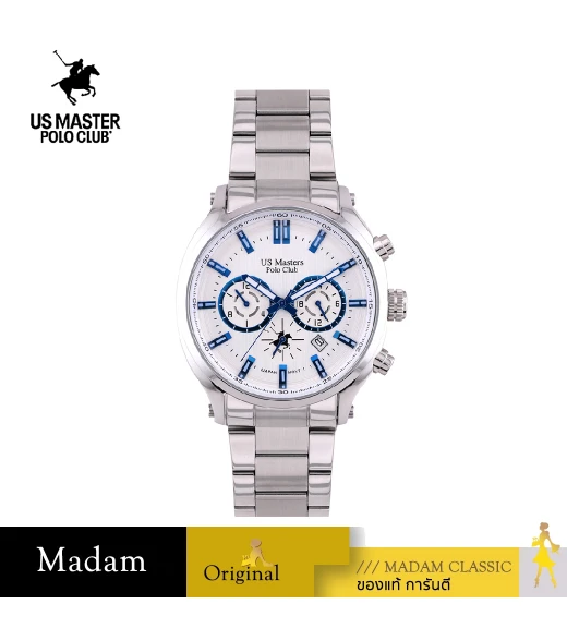 นาฬิกาข้อมือ US MASTERS POLO CLUB USM-EB06-WE SPEEDKING MODERN 44.5 MM,WHITE นาฬิกาข้อมือ US MASTERS POLO CLUB USM-EB06-WE SPEEDKING MODERN 44.5 MM,WHITE