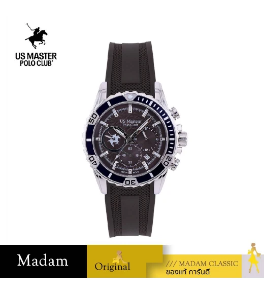 นาฬิกาข้อมือ US MASTERS POLO CLUB USM-EB10-BR-BR SPEEDKING ADAMANTINE 44.5 MM,BROWN / BROWN