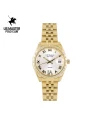 นาฬิกาข้อมือ US MASTERS POLO CLUB USM-EC02-GD-WE NEW YORK CLASSIC ROMAN DATE 33 MM,GOLD / WHITE