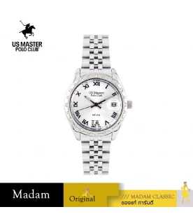 นาฬิกาข้อมือ US MASTERS POLO CLUB USM-EC02-WE NEW YORK CLASSIC ROMAN DATE 33 MM,WHITE