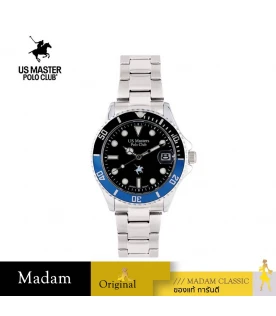 นาฬิกาข้อมือ US MASTERS POLO CLUB USM-EC04-BBU-BK OHIO CLASS 1900 DATE 37 MM,BLACK BLUE / BLACK 