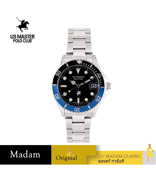 "WATCH US MASTERS POLO CLUB USM-EC04-BBU-BK OHIO CLASS 1900 DATE 37 MM,BLACK BLUE / BLACK 