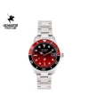 นาฬิกาข้อมือ US MASTERS POLO CLUB USM-EC04-BRD-BRD OHIO CLASS 1900 DATE 37 MM,BLACK RED / BLACK RED