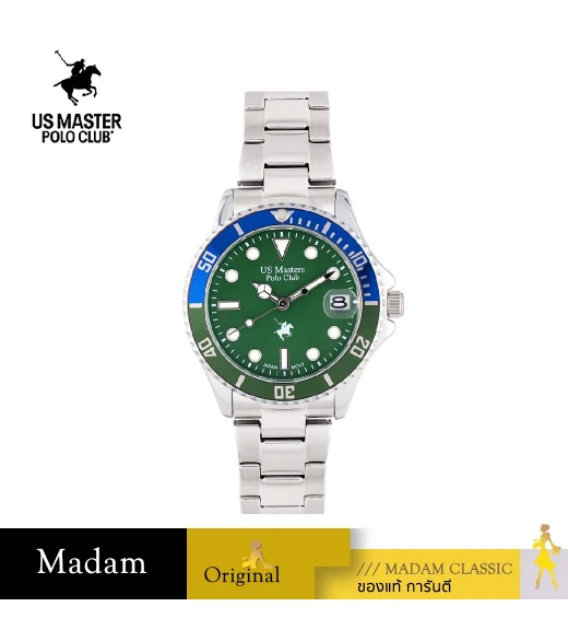 "WATCH US MASTERS POLO CLUB USM-EC04-BUG-GN  OHIO CLASS 1900 DATE 37 MM,BLUE GREEN / GREEN