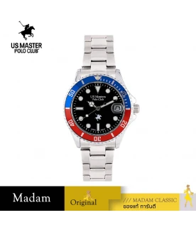 นาฬิกาข้อมือ US MASTERS POLO CLUB USM-EC04-BUR-BK OHIO CLASS 1900 DATE 37 MM,BLUE RED / BLACK
