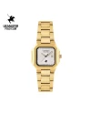 นาฬิกาข้อมือ US MASTERS POLO CLUB USM-EC05-GD-WE TIMES SQUARE MODERN DATE 32 MM,GOLD / WHITE