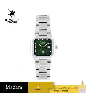 นาฬิกาข้อมือ US MASTERS POLO CLUB USM-EC05-GN TIMES SQUARE MODERN DATE 32 MM,GREEN