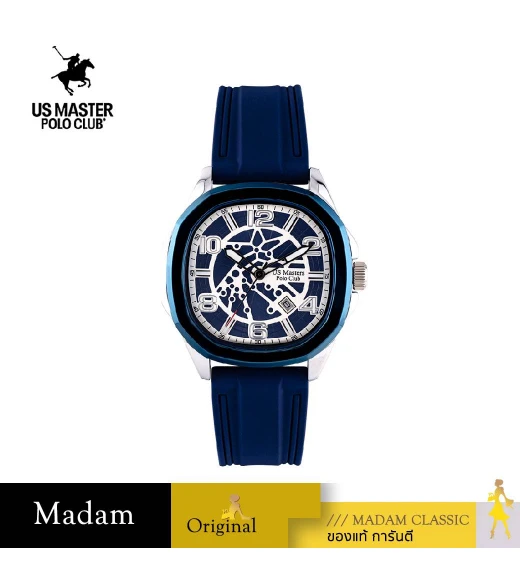 นาฬิกาข้อมือ US MASTERS POLO CLUB USM-EC06-BU-BU THE EMPIRE STRUCTURE 42 MM,BLUE / BLUE