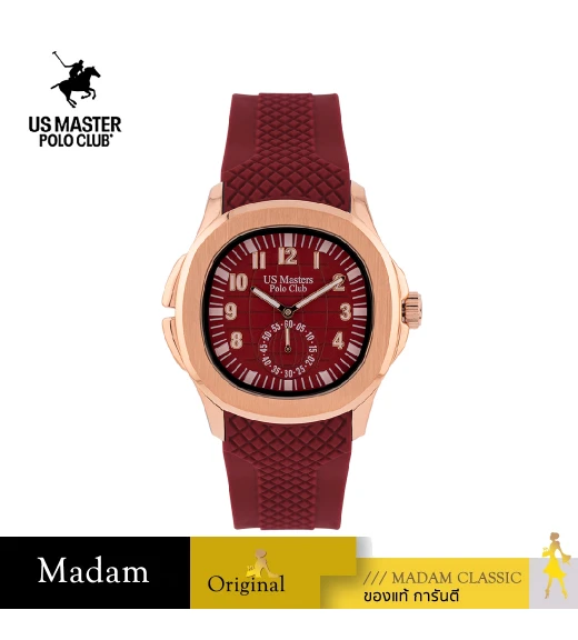 "WATCH US MASTERS POLO CLUB USM-EC07-RD-RRD  THE EMPIRE 60S 39 MM,RED / ROSEGOLD RED"