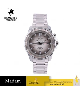นาฬิกาข้อมือ US MASTERS POLO CLUB USM-EC09A-GWE TITAN BOLT DAY-DATE 42 MM,GREY / WHITE