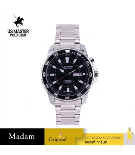 นาฬิกาข้อมือ US MASTERS POLO CLUB USM-EC09B-BK TITAN BOLT DAY-DATE 42 MM,BLACK