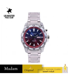 นาฬิกาข้อมือ US MASTERS POLO CLUB USM-EC09B-BU-DPK TITAN BOLT DAY-DATE 42 MM,BLUE / DARK PINK