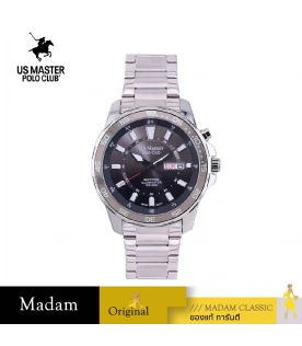 นาฬิกาข้อมือ US MASTERS POLO CLUB USM-EC09B-GY-BK TITAN BOLT DAY-DATE 42 MM,GREY / BLACK