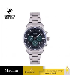 นาฬิกาข้อมือ US MASTERS POLO CLUB USM-EC10-BKG SPEEDKING MODERN 45 MM,BLACK / GREEN