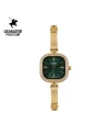 นาฬิกาข้อมือ US MASTERS POLO CLUB USM-EC11-GD-GN FIRST LADY DIAMOND SQUARE 24 MM,GOLD / GREEN