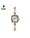นาฬิกาข้อมือ US MASTERS POLO CLUB USM-EC11-SGD-WE FIRST LADY DIAMOND SQUARE 24 MM,SILVER GOLD / WHITE
