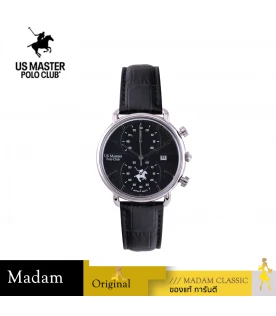 นาฬิกา US MASTERS POLO CLUB USM-EC12-BK-BK USM-EC12-BK-BK 42 MM,BLACK / BLACK