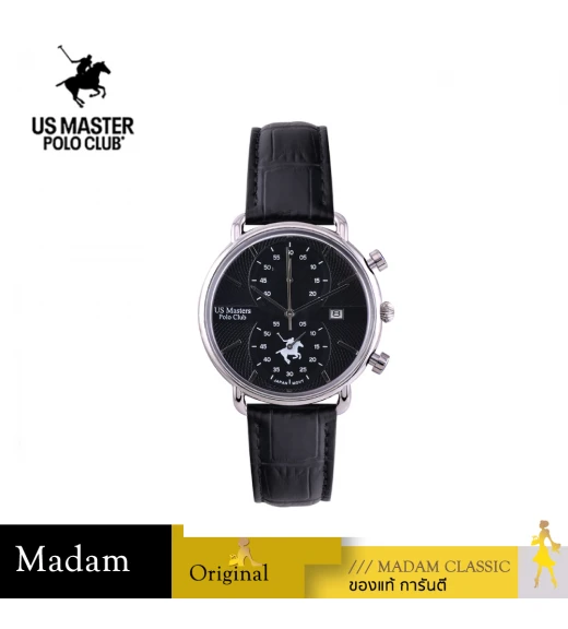นาฬิกา US MASTERS POLO CLUB USM-EC12-BK-BK USM-EC12-BK-BK 42 MM,BLACK / BLACK