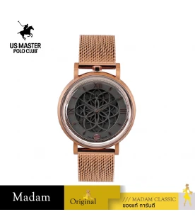 นาฬิกาข้อมือ US MASTERS POLO CLUB USM-EC13-RG-GY HARMONY ANCIENT SWISS 42 MM,ROSEGOLD / GREY