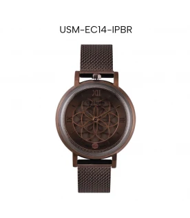 นาฬิกาข้อมือ US MASTERS POLO CLUB USM-EC14-IPBR HARMONY ANCIENT SWISS 37.5 MM,PLATING BROWN