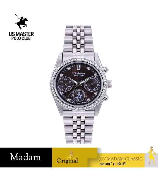นาฬิกาข้อมือ US MASTERS POLO CLUB USM-EC16-GY VICTORIA SPORT LUXE 33 MM,GREY