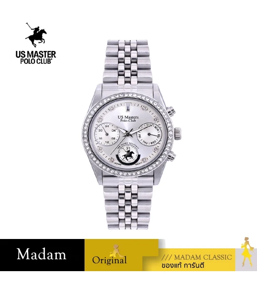 นาฬิกาข้อมือ US MASTERS POLO CLUB USM-EC16-WE VICTORIA SPORT LUXE 33 MM,WHITE