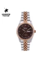 นาฬิกาข้อมือ US MASTERS POLO CLUB USM-EC18-SRG-BR ABRAHAM LADY DAY-DATE 31 MM,SILVER ROSEGOLD / BROWN