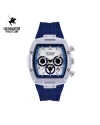นาฬิกาข้อมือ US MASTERS POLO CLUB USM-ED01-BU-WE RX-1 SPORTS CHRONO DATE 41 MM,BLUE / WHITE