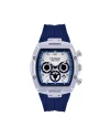 นาฬิกาข้อมือ US MASTERS POLO CLUB USM-ED01-BU-WE RX-1 SPORTS CHRONO DATE 41 MM,BLUE / WHITE