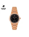 นาฬิกาข้อมือ US MASTERS POLO CLUB USM-ED03-RG-BK THE EMPIRE LADY CRYSTAL 32.5 MM,ROSEGOLD / BLACK