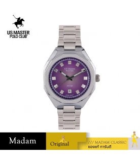 นาฬิกาข้อมือ US MASTERS POLO CLUB USM-EE02-LVT DETROIT MODERN DATE 37 MM,LIGHT VIOLET