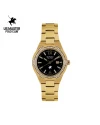 นาฬิกาข้อมือ US MASTERS POLO CLUB  USM-EE03-GD-BK FIRST LADY LUXE DIAMOND DATE 33 MM,GOLD / BLACK