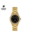 นาฬิกาข้อมือ US MASTERS POLO CLUB  USM-EE03-GD-BK FIRST LADY LUXE DIAMOND DATE 33 MM,GOLD / BLACK