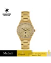 นาฬิกาข้อมือ US MASTERS POLO CLUB USM-EE03-GD FIRST LADY LUXE DIAMOND DATE 33 MM,GOLD