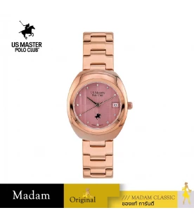 นาฬิกาข้อมือ US MASTERS POLO CLUB USM-EE05-RG-PK SUMMIT ELITE DATE 32 MM,ROSEGOLD / PINK