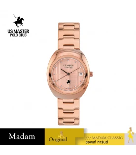 นาฬิกาข้อมือ US MASTERS POLO CLUB USM-EE05-RG SUMMIT ELITE DATE 32 MM,ROSEGOLD