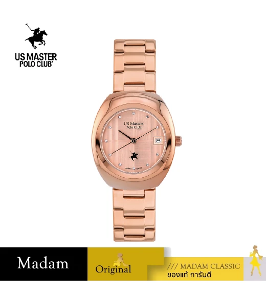 นาฬิกาข้อมือ US MASTERS POLO CLUB USM-EE05-RG SUMMIT ELITE DATE 32 MM,ROSEGOLD