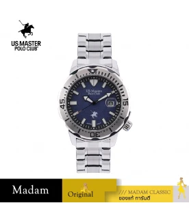 นาฬิกาข้อมือ US MASTERS POLO CLUB USM-EE07-BU OHIO CLASS JAGUAR DATE 43 MM,BLUE