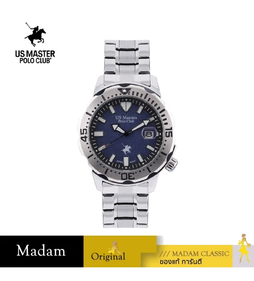 นาฬิกาข้อมือ US MASTERS POLO CLUB USM-EE07-BU OHIO CLASS JAGUAR DATE 43 MM,BLUE