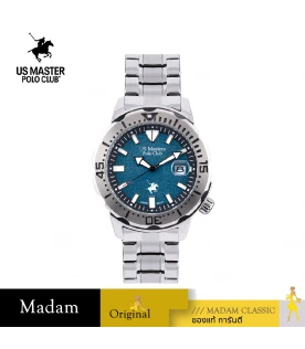 นาฬิกาข้อมือ US MASTERS POLO CLUB USM-EE07-CY OHIO CLASS JAGUAR DATE 43 MM,CYAN