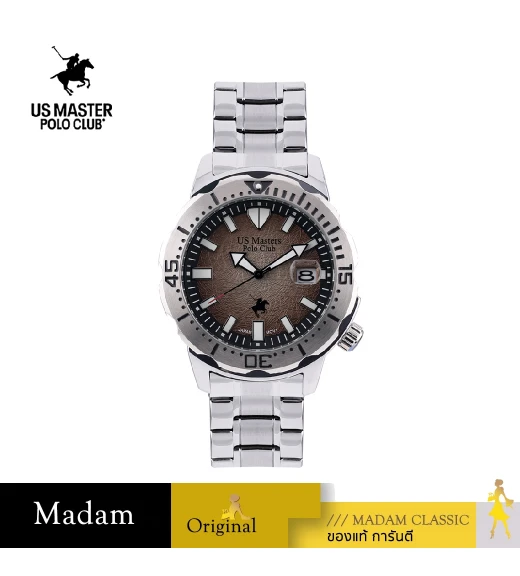 นาฬิกาข้อมือ US MASTERS POLO CLUB USM-EE07-LBR OHIO CLASS JAGUAR DATE 43 MM,LIGHT BROWN