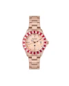 นาฬิกาข้อมือ US MASTERS POLO CLUB USM-EF01-RG FRIST LADY HEXAGON CRYSTAL DATE 35 MM,ROSEGOLD