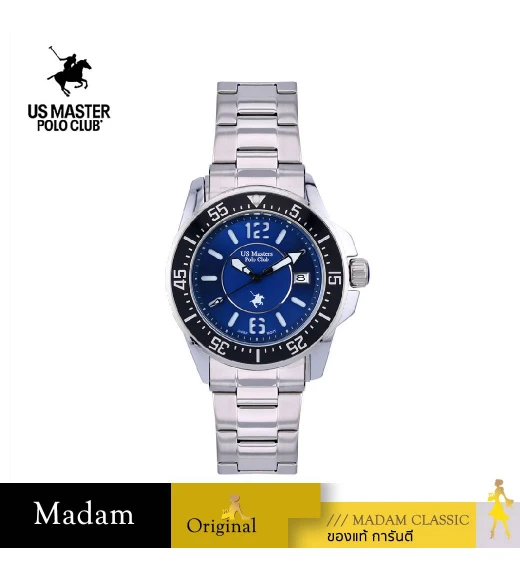 นาฬิกาข้อมือ US MASTERS POLO CLUB USM-EF04-BU OHIO CLASS MODERN DATE 42 MM,BLUE