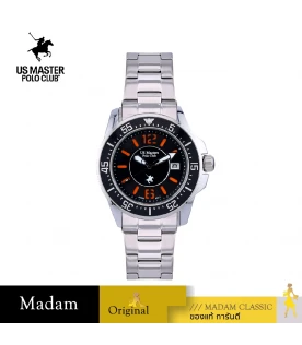 นาฬิกาข้อมือ US MASTERS POLO CLUB USM-EF04-OBK OHIO CLASS MODERN DATE 42 MM,ORANGE / BLACK