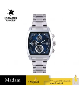 นาฬิกาข้อมือ US MASTERS POLO CLUB USM-EF05-NV RX-1 ELEGANT CHRONO DATE 38 MM,NAVY BLUE