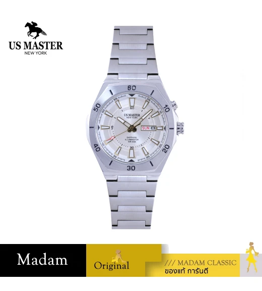 นาฬิกา US MASTERS POLO CLUB USM-FA05-WE MANHATTAN FA05 43 MM.,WHITE นาฬิกา US MASTERS POLO CLUB USM-FA05-WE MANHATTAN FA05 43 MM.,WHITE